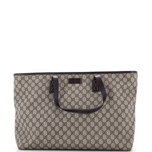 Gucci Plus Tote Gg Coated Canvas With #238967G13B